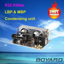 R22 r404a компрессор охлаждения небольшие холодильные установки конденсаторный блок для настоящих коммерческих холодильников остров дисплей кейс
